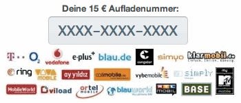 Aufladenummer & Provider