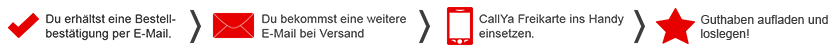 Vodafone CallYa Bestellung